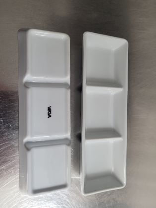 Raviers 3 compartiments VEGA, sauces ou tapas