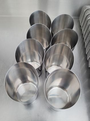 Pots à frites inox